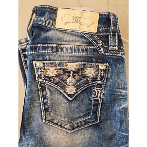 Miss Me Jeans (NWT) Mid-Rise Straight (27x33) - Picture 1 of 14
